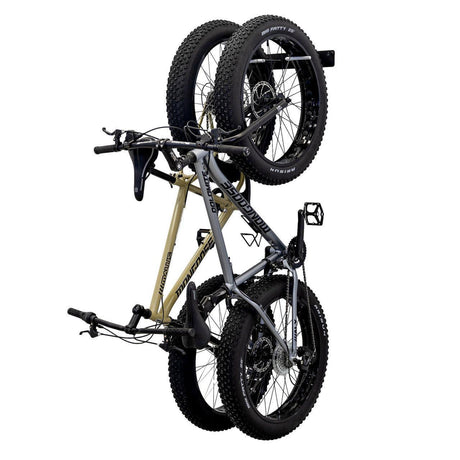 Floyd Fat Tire Bike Storage Rack | 2 Bikes-Wall Mounted-Grease Monkey Garage