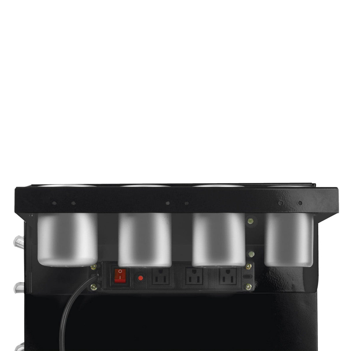 Folding Side Shelf with Power Strip for Salon Cart-Grease Monkey Garage