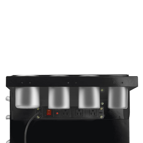 Folding Side Shelf with Power Strip for Salon Cart-Grease Monkey Garage