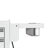 Folding Side Shelf with Power Strip for Salon Cart-Grease Monkey Garage