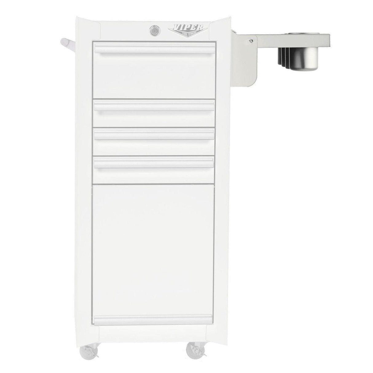 Folding Side Shelf with Power Strip for Salon Cart-Grease Monkey Garage