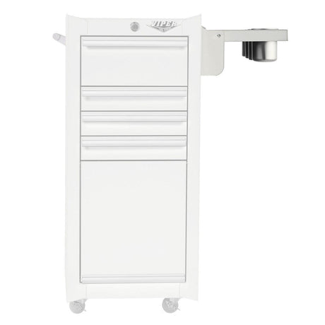 Folding Side Shelf with Power Strip for Salon Cart-Grease Monkey Garage