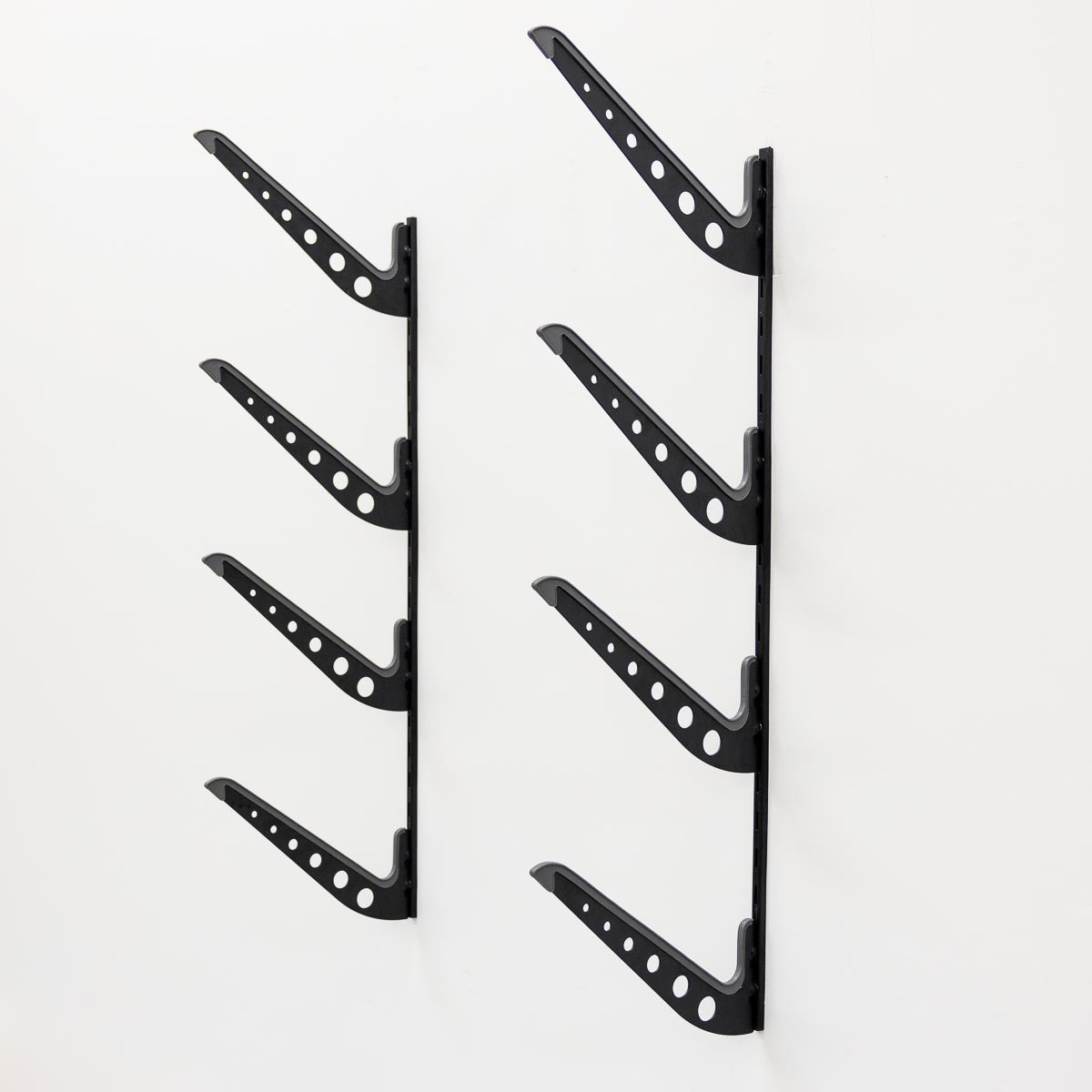 Fontana Water Ski Storage | Adjustable XSR | 4 Levels | Black-Wall Mounted-Grease Monkey Garage