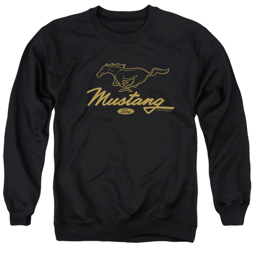 Ford Mustang Pony Script Sweatshirt-Grease Monkey Garage