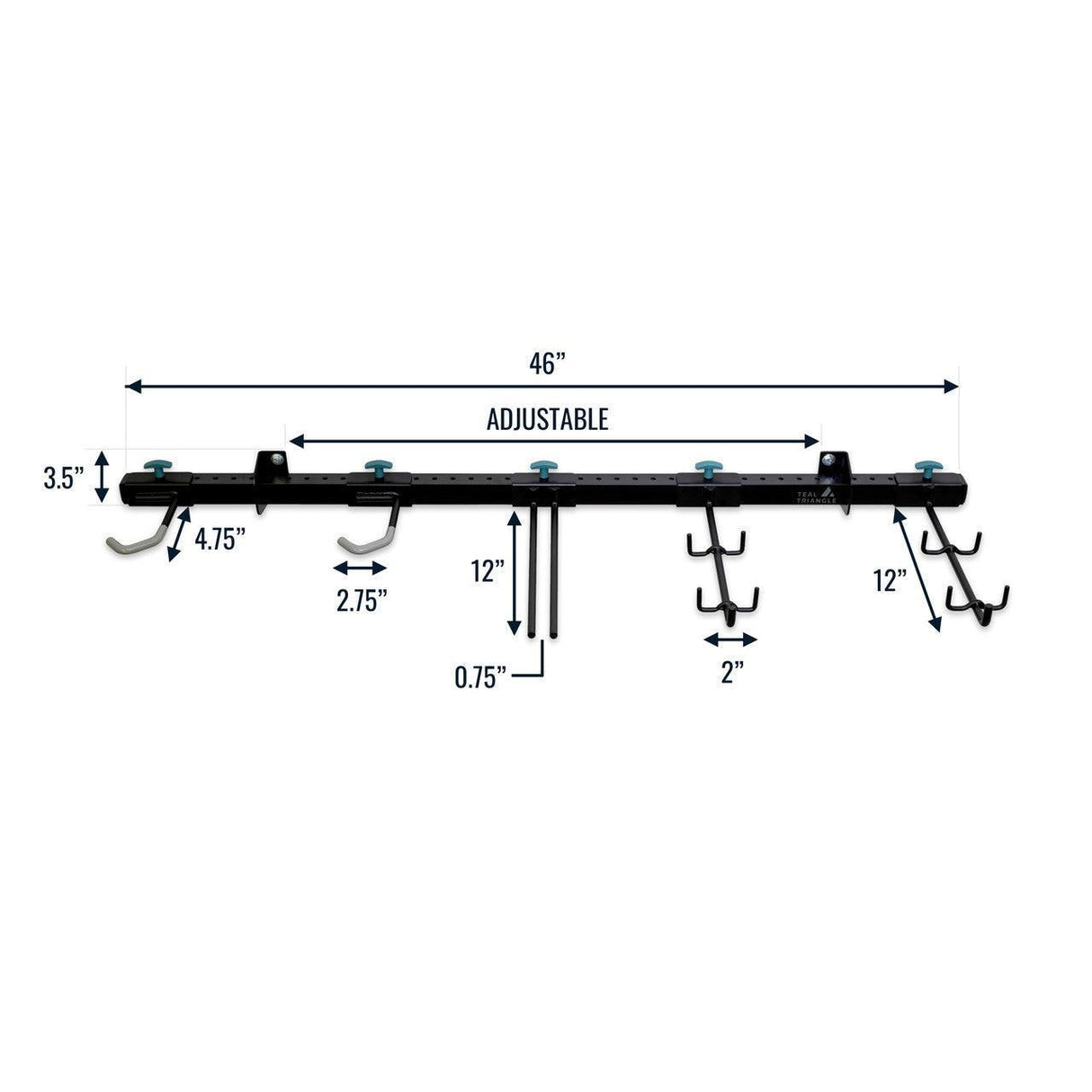 G-Adventure | Adjustable Wall Storage System | Holds 300 lbs-Wall Mounted-Grease Monkey Garage