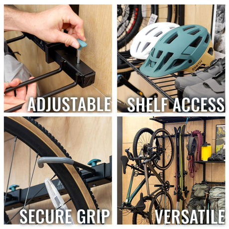 G-Adventure Pro | Adjustable Wall Storage System | Holds 500 lbs-Wall Mounted-Grease Monkey Garage