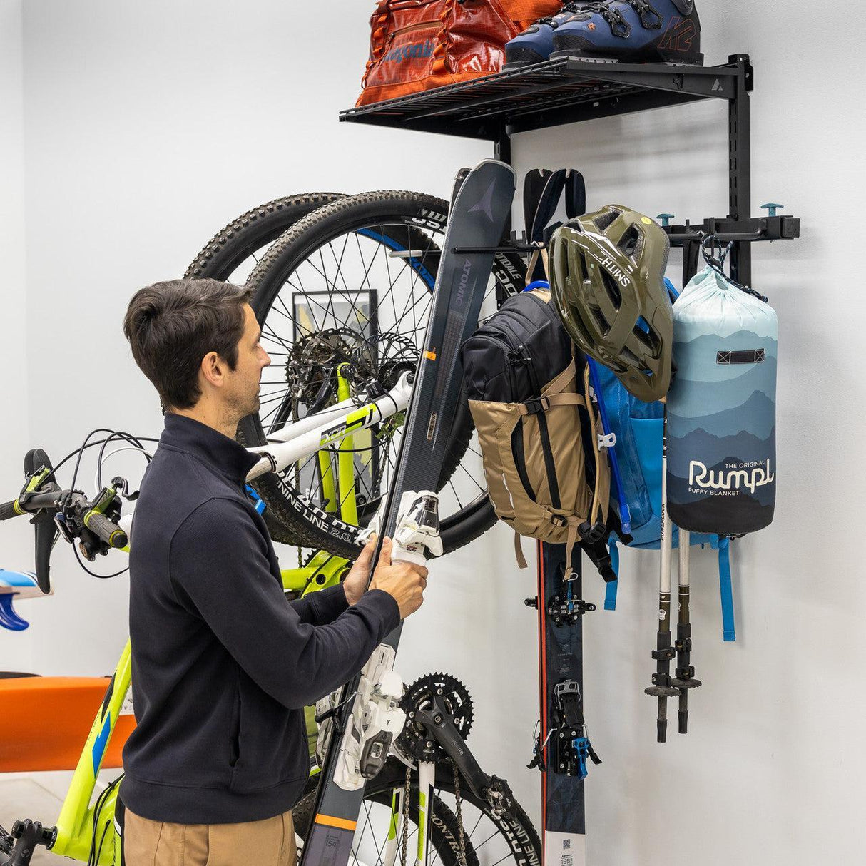 G-Adventure + Shelf | Adjustable Wall Storage System | Holds 300 lbs-Wall Mounted-Grease Monkey Garage