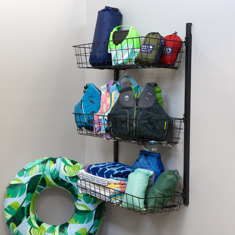 G-Basket | Adjustable Wall Storage System | Holds 120 lbs-Wall Mounted-Grease Monkey Garage