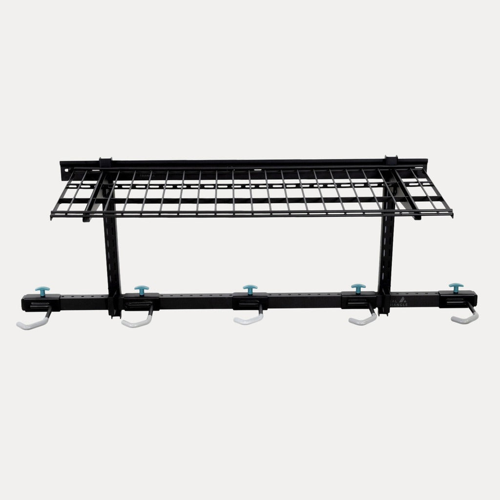 G-Bike + Shelf | Adjustable Wall Storage System | Holds 5 Bikes-Wall Mounted-Grease Monkey Garage