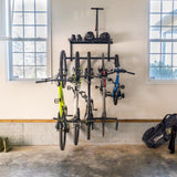 G-Bike + Shelf | Adjustable Wall Storage System | Holds 5 Bikes-Wall Mounted-Grease Monkey Garage