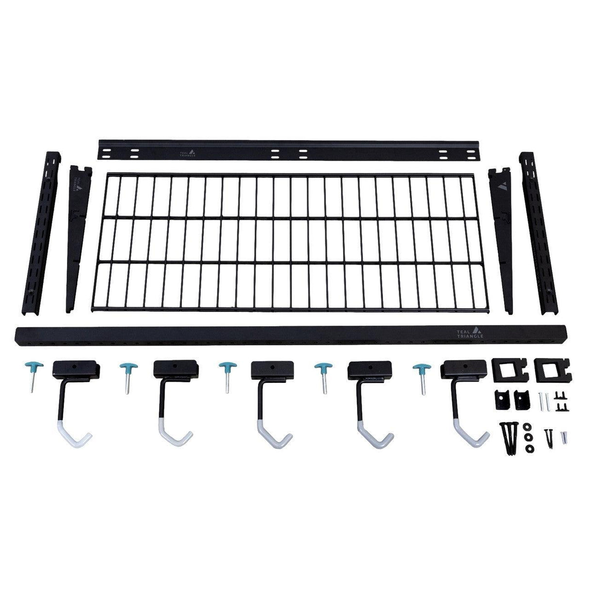 G-Bike + Shelf | Adjustable Wall Storage System | Holds 5 Bikes-Wall Mounted-Grease Monkey Garage
