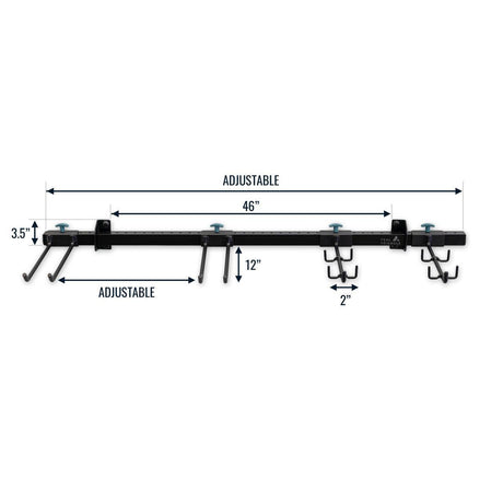 G-Hike & Camp | Adjustable Wall Storage System | Holds 300 lbs-Wall Mounted-Grease Monkey Garage