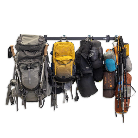 G-Hike & Camp | Adjustable Wall Storage System | Holds 300 lbs-Wall Mounted-Grease Monkey Garage