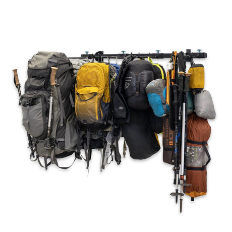 G-Hike & Camp | Adjustable Wall Storage System | Holds 300 lbs-Wall Mounted-Grease Monkey Garage