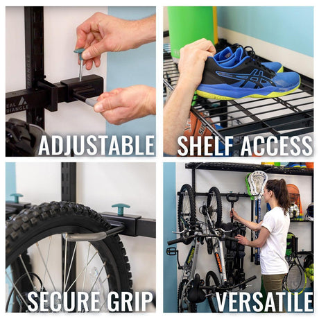 G-Sport Pro | Adjustable Wall Storage System | Holds 500 lbs-Wall Mounted-Grease Monkey Garage