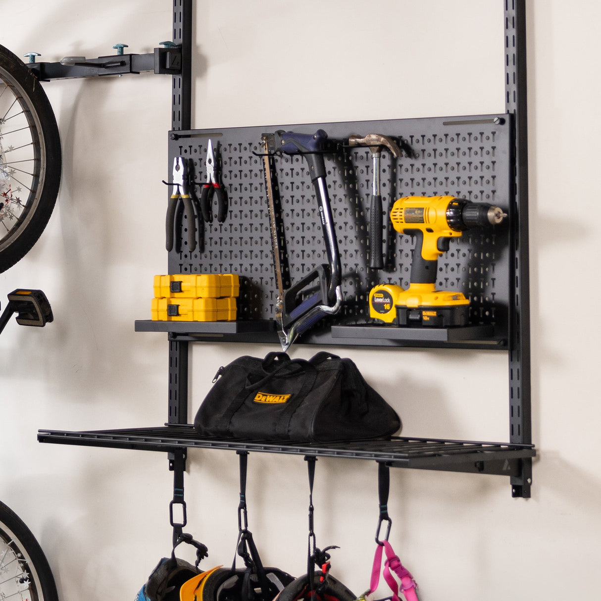 G-Storage Pro | Adjustable Wall Storage System | Holds 500 lbs-Wall Mounted-Grease Monkey Garage