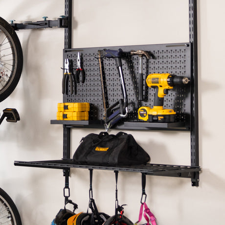 G-Storage Pro | Adjustable Wall Storage System | Holds 500 lbs-Wall Mounted-Grease Monkey Garage