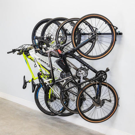 G-Swivel Bike | Adjustable Wall Storage System | Holds 4 Bikes-Wall Mounted-Grease Monkey Garage