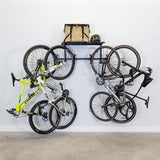 G-Swivel Bike + Shelf | Adjustable Wall Storage System | Holds 4 Bikes-Wall Mounted-Grease Monkey Garage