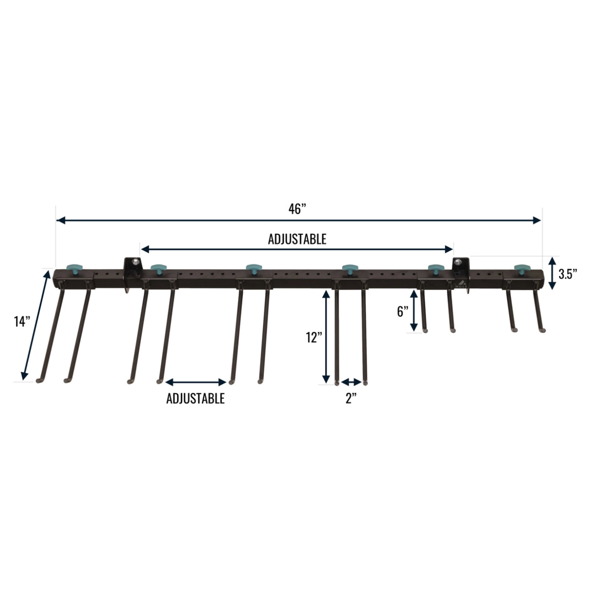 G-Tool | Adjustable Wall Storage System | Holds 300 lbs-Wall Mounted-Grease Monkey Garage