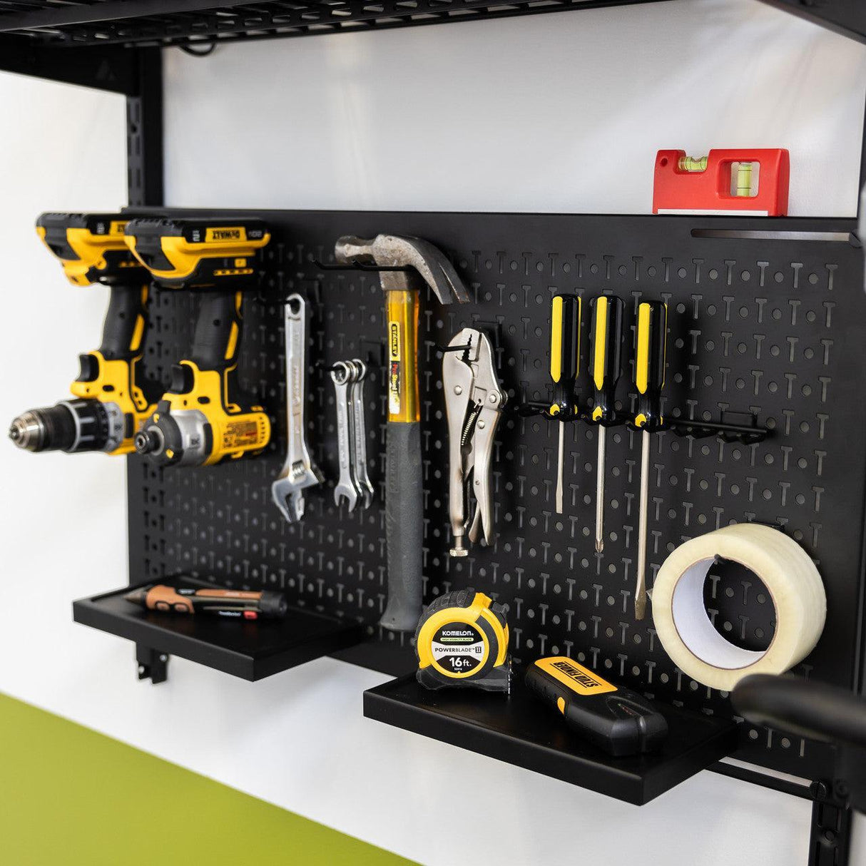 G-Tool Pro | Adjustable Wall Storage System | Holds 500 lbs-Wall Mounted-Grease Monkey Garage