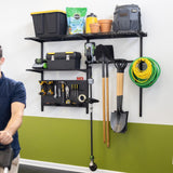 G-Tool Pro | Adjustable Wall Storage System | Holds 500 lbs-Wall Mounted-Grease Monkey Garage