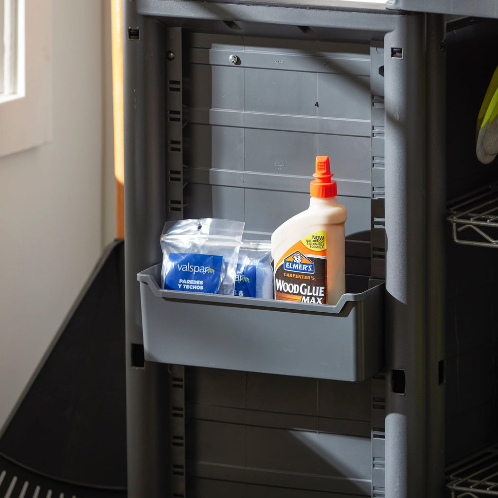 Gracious Living MaxIt Premium 2-Door Adjustable Metal Base Cabinet Organizer-Hardware | Hardware Accessories | Tool Storage & Organization | Tool Cabinets & Chests-Grease Monkey Garage