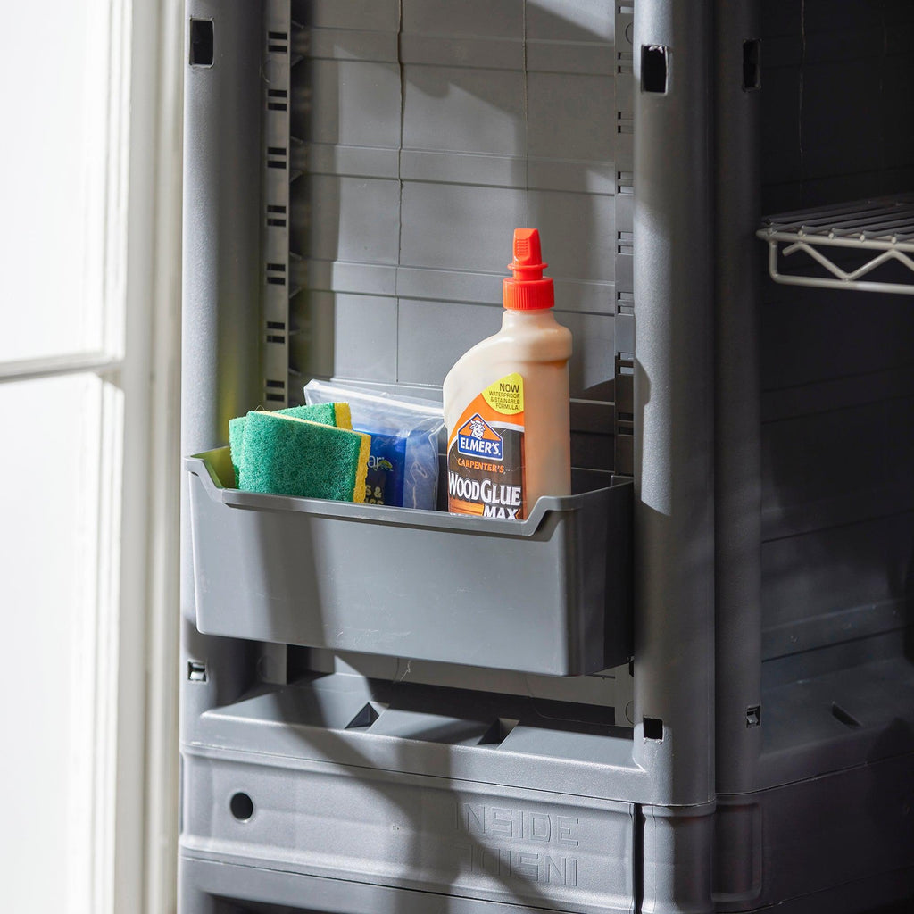 Gracious Living MaxIt Premium 2-Door Utility Cabinet w/ Adjustable Metal Shelves-*Furniture | Outdoor Furniture | Outdoor Storage Boxes-Grease Monkey Garage