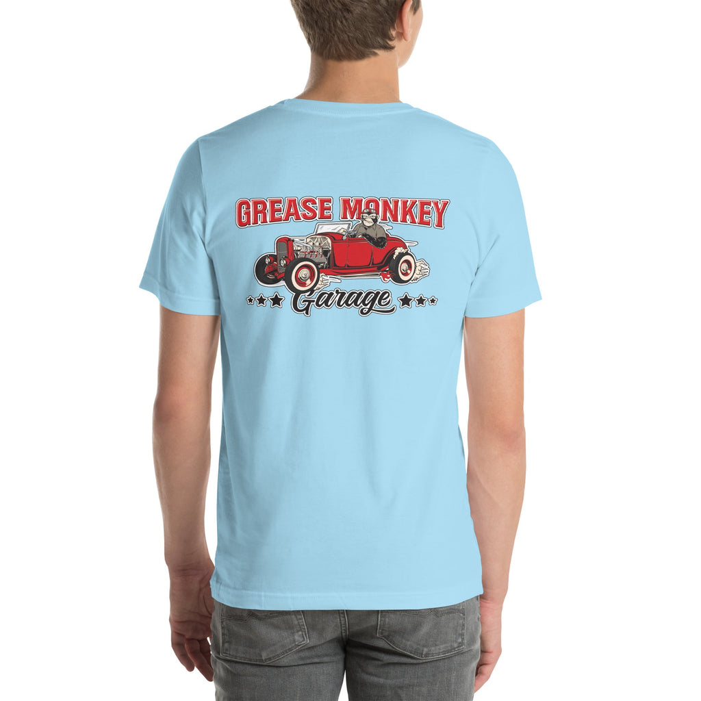 Grease Monkey Garage Le Mans Stripes Short-Sleeve Unisex T-Shirt-Grease Monkey Garage