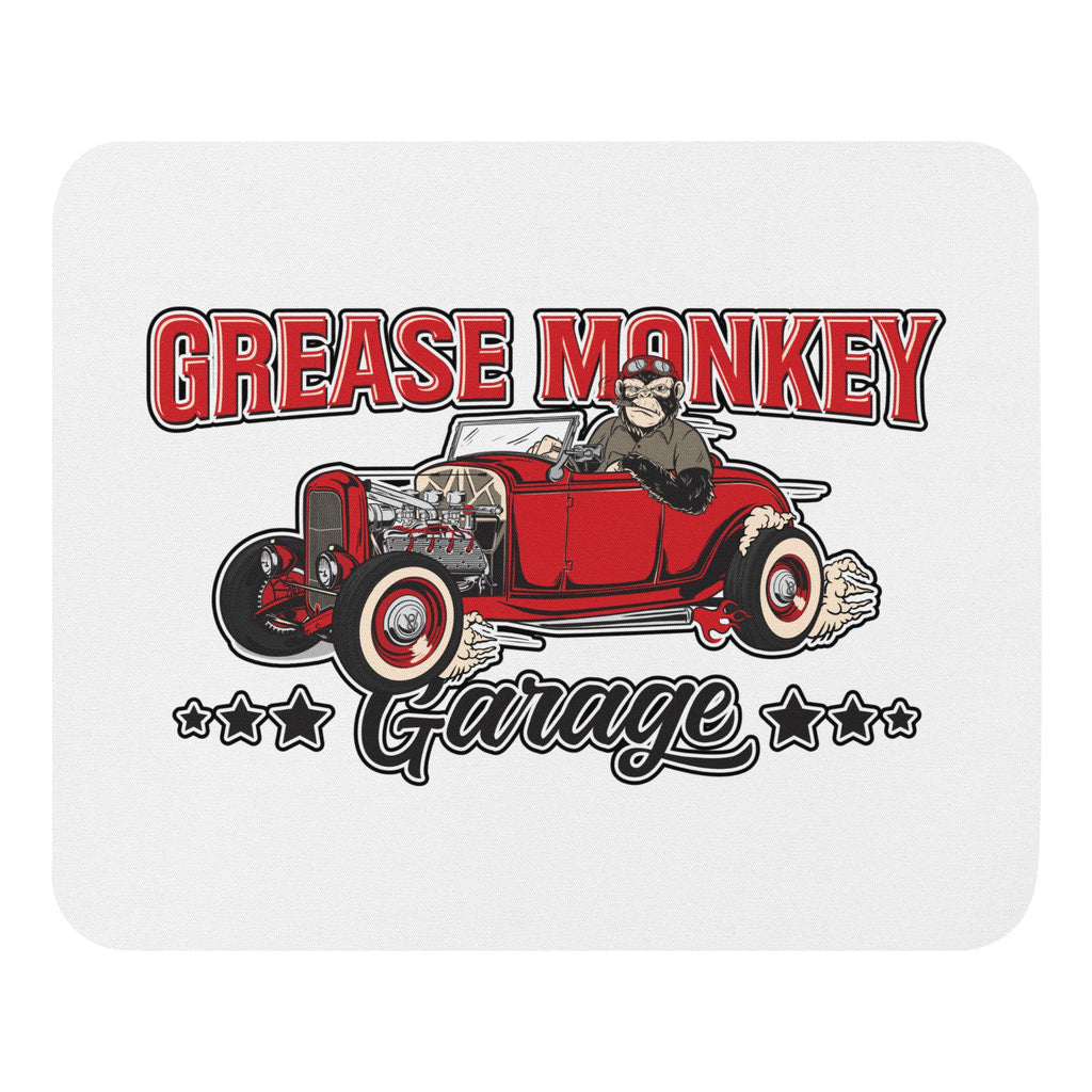 Grease Monkey Garage Mouse Pad-Grease Monkey Garage