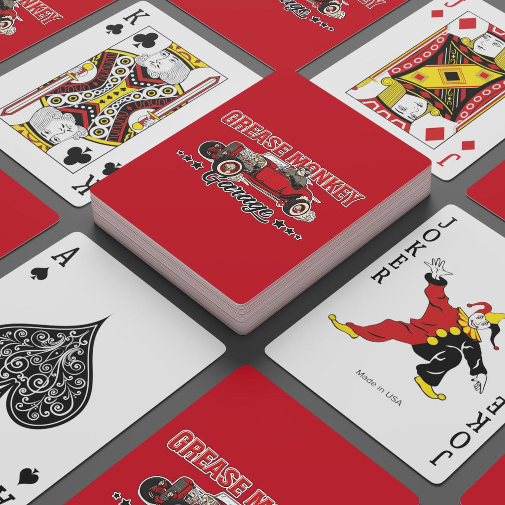 Grease Monkey Garage Playing Cards-Paper products-Grease Monkey Garage