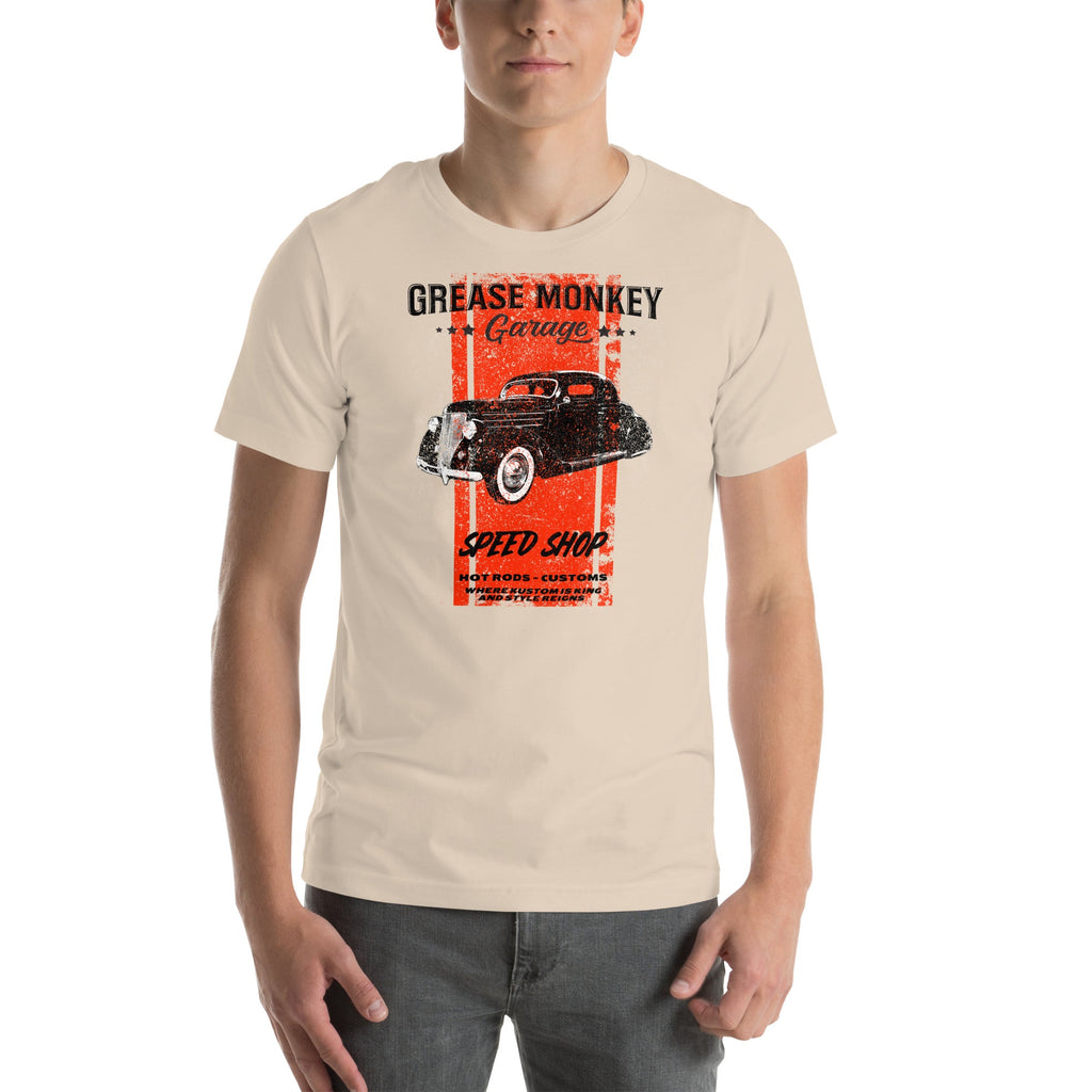 Grease Monkey Garage Speed Shop Short-Sleeve Unisex T-Shirt-Grease Monkey Garage