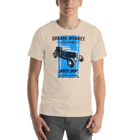 Grease Monkey Garage Speed Shop Unisex T-Shirt-Grease Monkey Garage