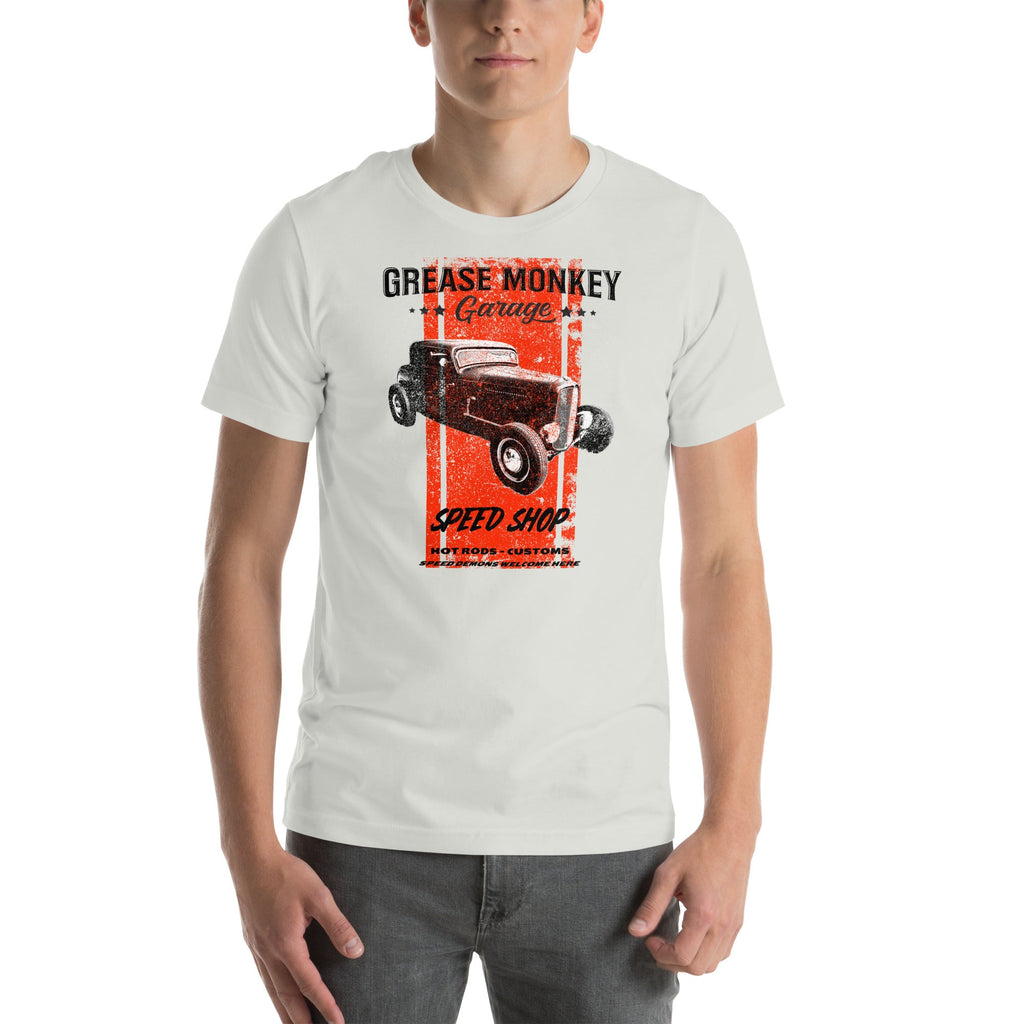 Grease Monkey Garage Speed Shop Unisex T-Shirt-Grease Monkey Garage
