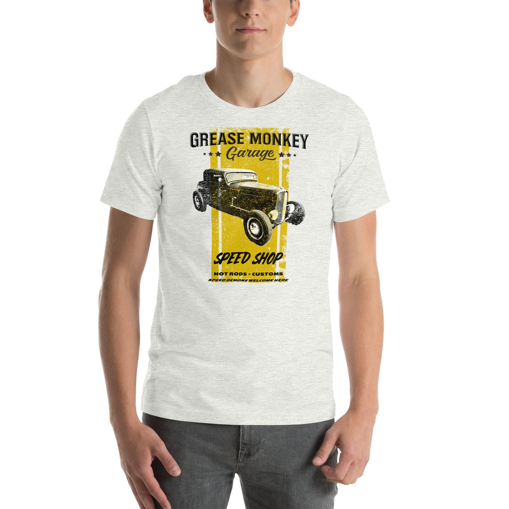Grease Monkey Garage Speed Shop Unisex T-Shirt-Grease Monkey Garage
