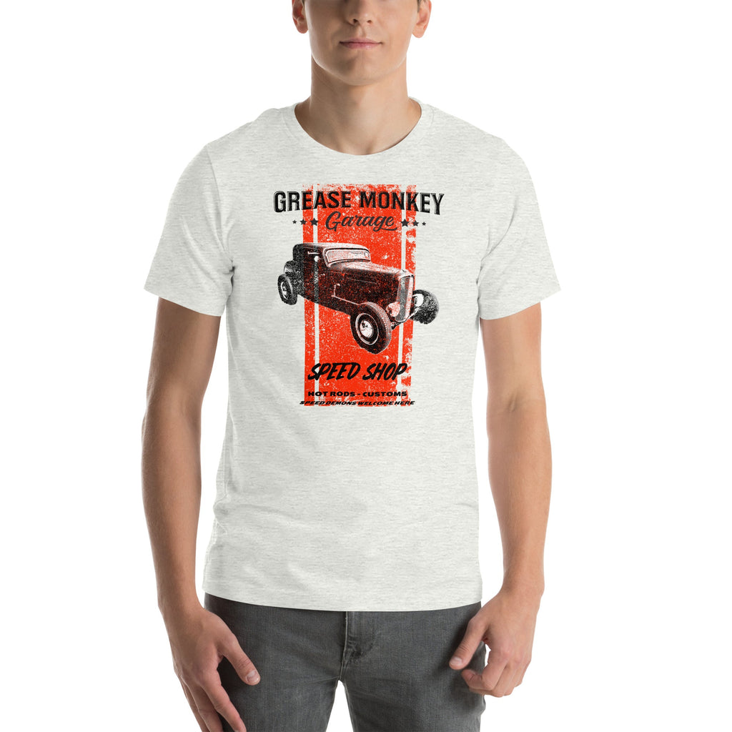 Grease Monkey Garage Speed Shop Unisex T-Shirt-Grease Monkey Garage