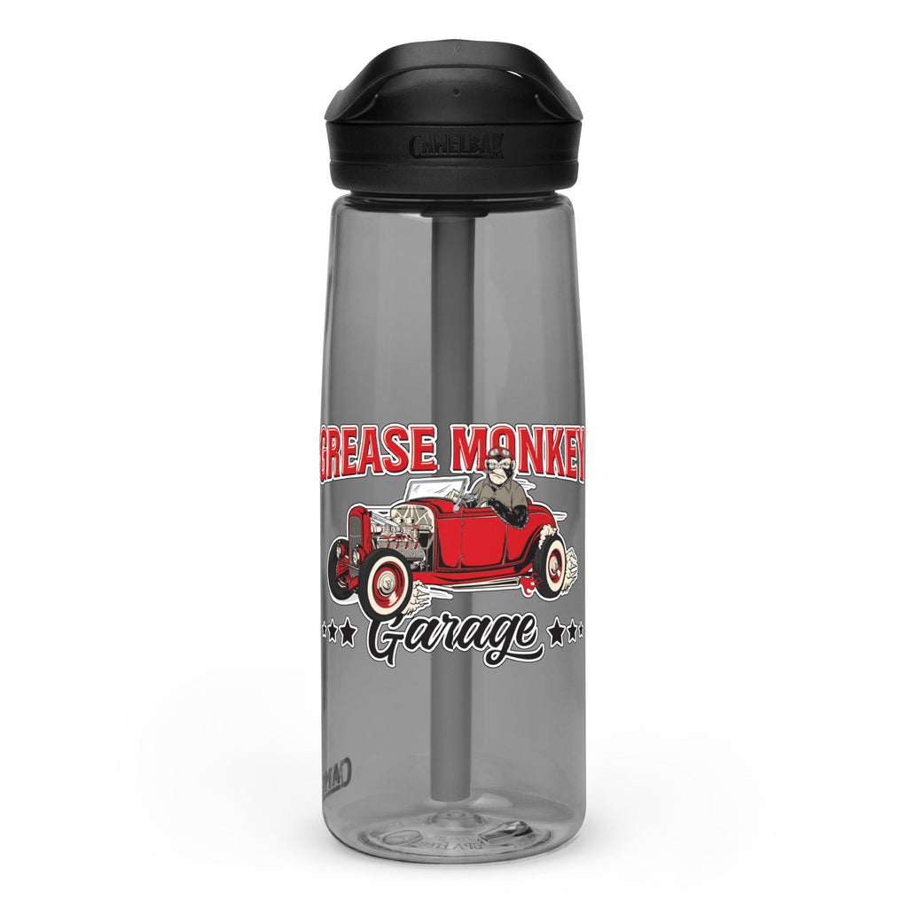 Grease Monkey Garage Sports Water Bottle-Grease Monkey Garage