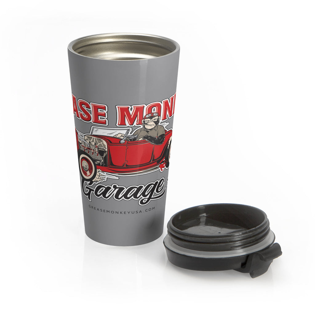 Grease Monkey Garage Stainless Steel Travel Mug-Mug-Grease Monkey Garage