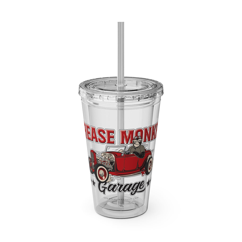 Grease Monkey Garage Sunsplash Tumbler with Straw-Mug-Grease Monkey Garage