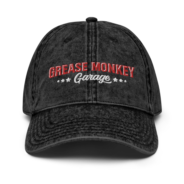 Grease Monkey Garage Vintage Cotton Twill Cap-Grease Monkey Garage