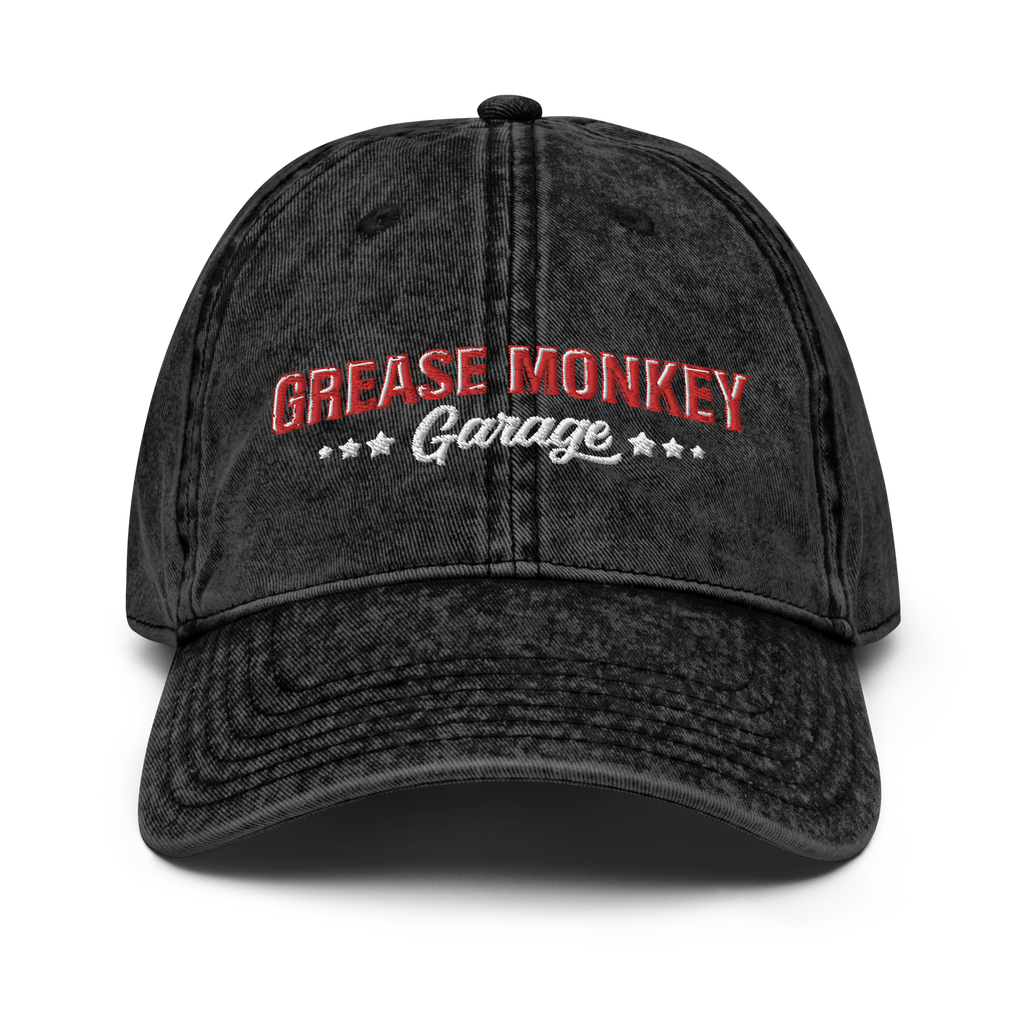 Grease Monkey Garage Vintage Cotton Twill Cap-Grease Monkey Garage