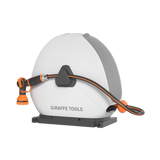 Ground-Mounted Retractable Hose Reel-1/2in-82ft-Retractable Garden Hose Reel-Grease Monkey Garage