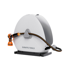 Ground-Mounted Retractable Hose Reel-1/2in-82ft-Retractable Garden Hose Reel-Grease Monkey Garage