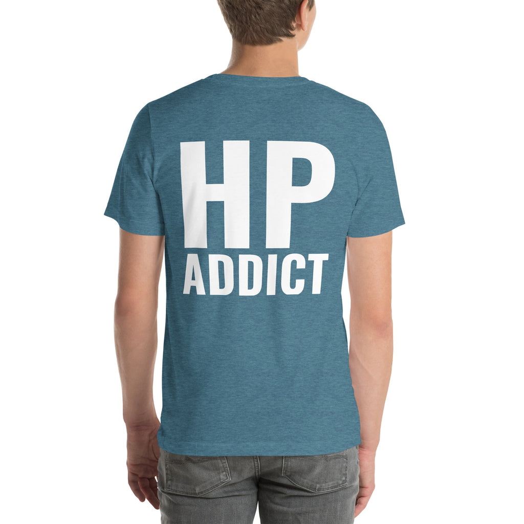 HP Addict Unisex T-Shirt-Grease Monkey Garage