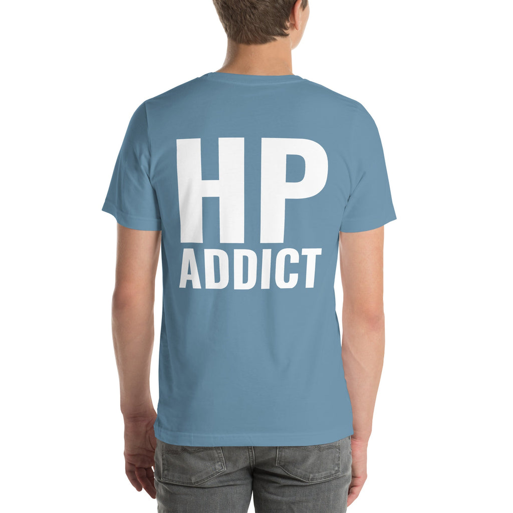 HP Addict Unisex T-Shirt-Grease Monkey Garage