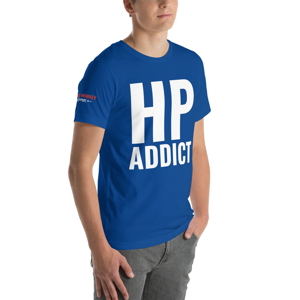 HP Addict Unisex T-Shirt-Grease Monkey Garage