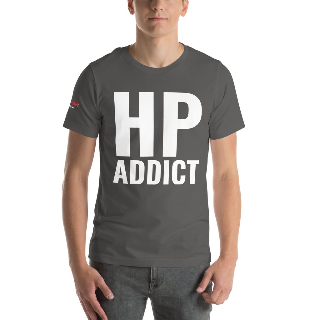 HP Addict Unisex T-Shirt-Grease Monkey Garage