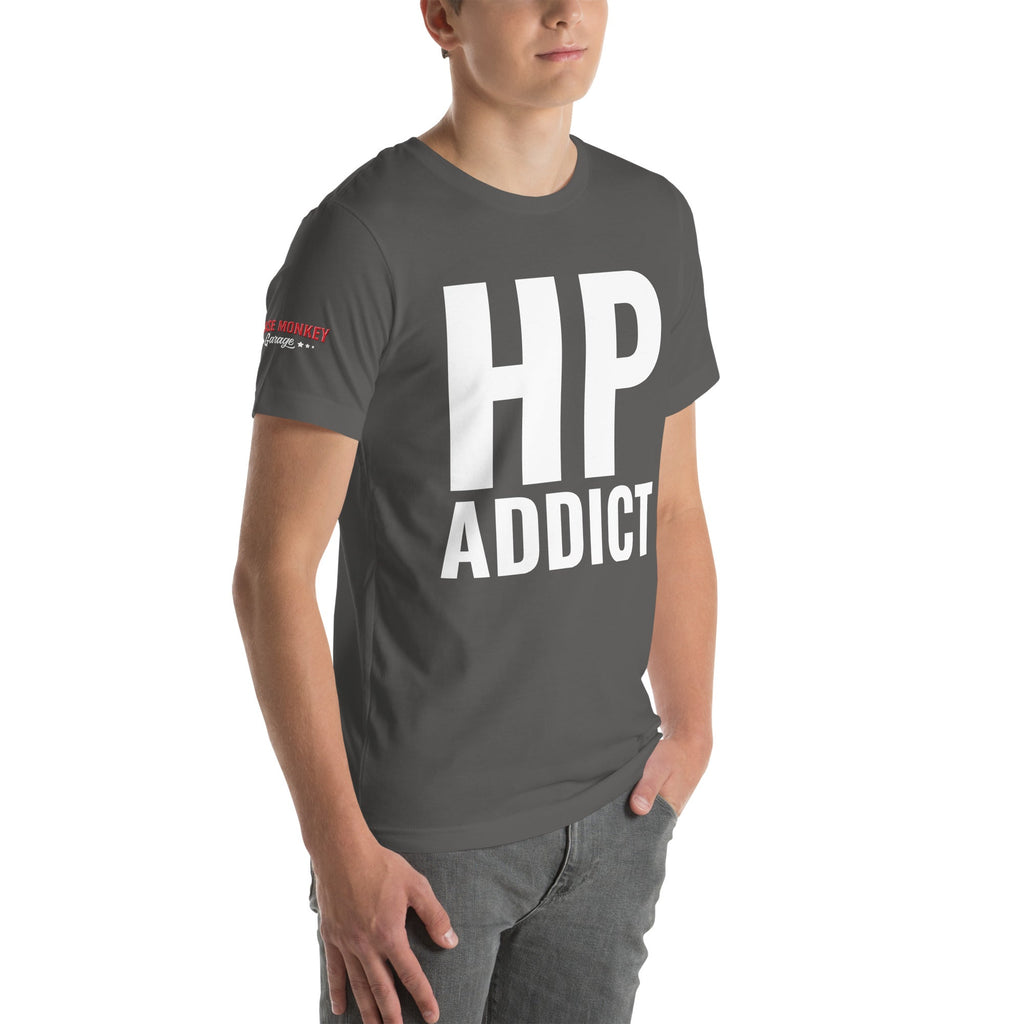 HP Addict Unisex T-Shirt-Grease Monkey Garage