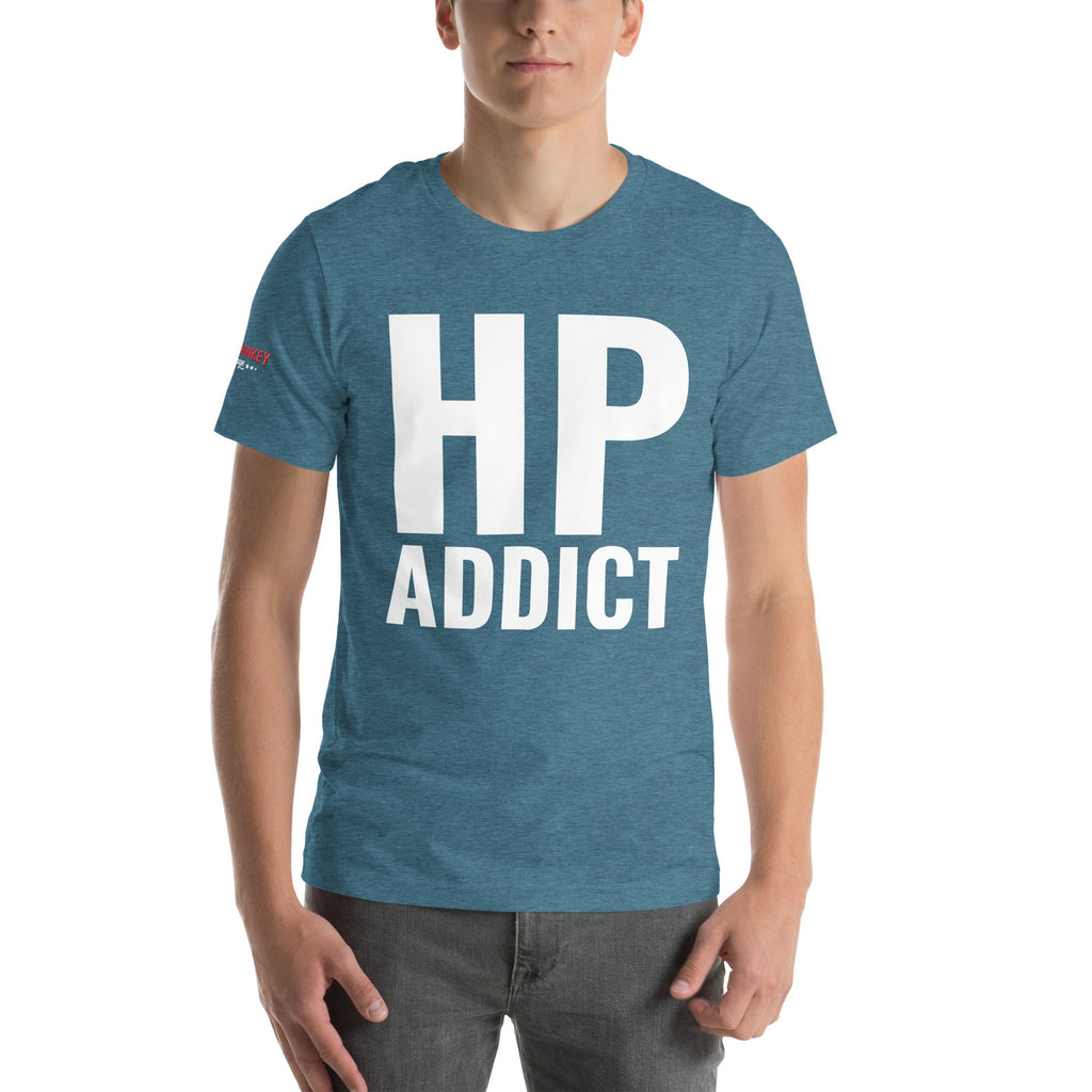 HP Addict Unisex T-Shirt-Grease Monkey Garage