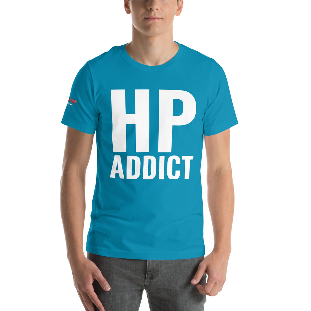 HP Addict Unisex T-Shirt-Grease Monkey Garage